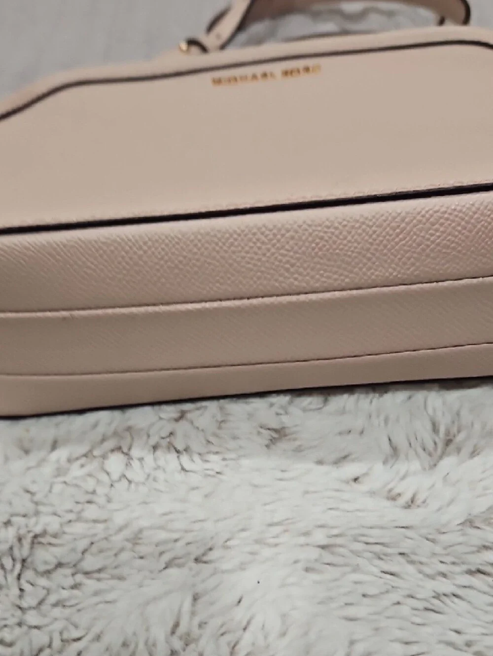 Michael Kors Pale Pink Leather Crossbody Bag